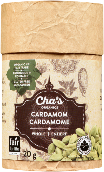 Cha's Organics Cardamome Entière 20 g