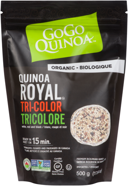 GoGo Quinoa Quinoa Royal Tricolore Biologique 500 g